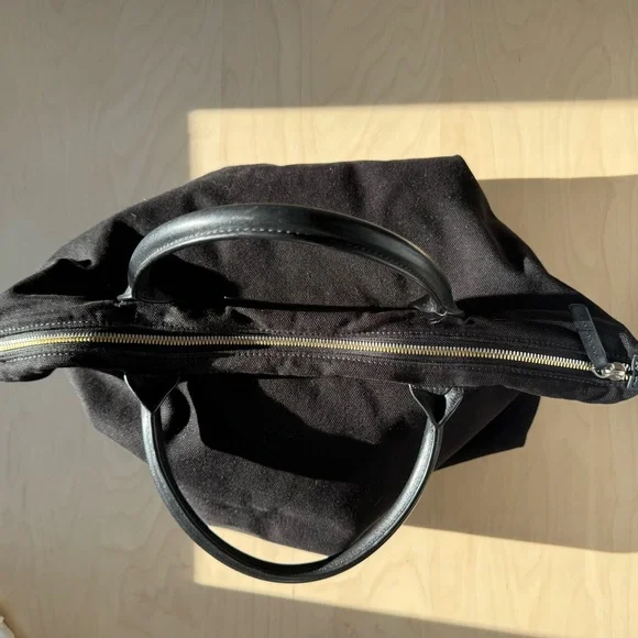 Want Black canvas Tote Bag - Picture 5 of 8